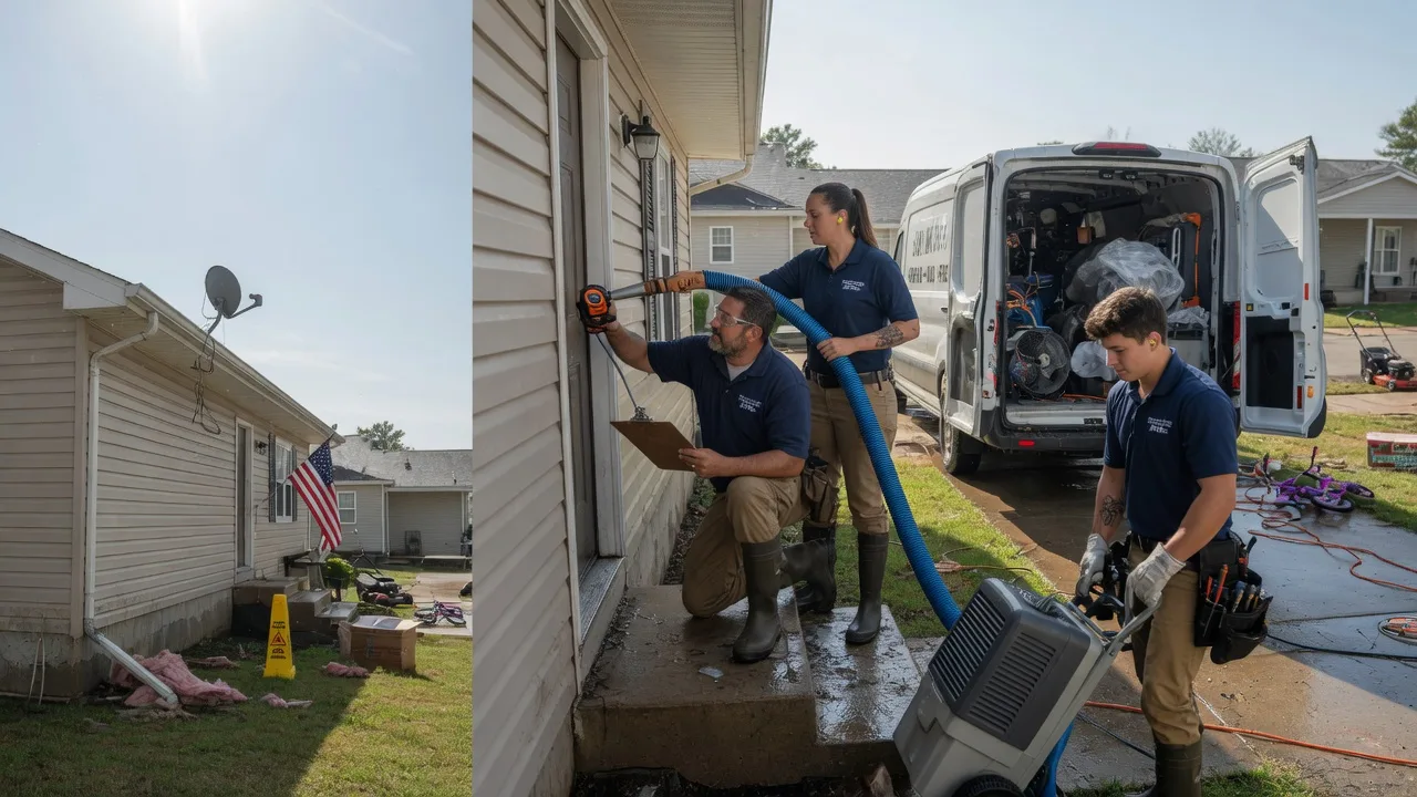 Ceiling Water Damage Restoration in Round Lake Beach, IL near me